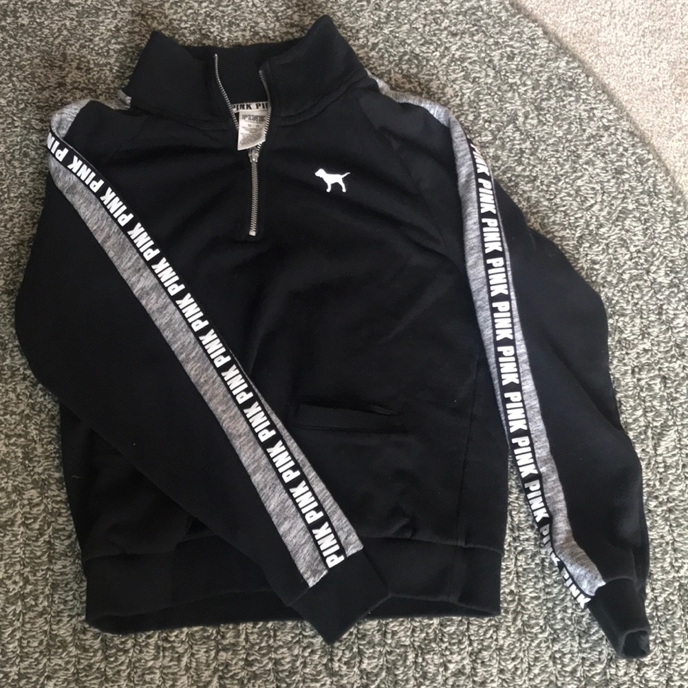 PINK Quarter Zip Sweater